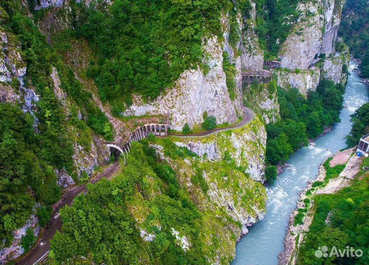 Джип тур в Адлере каньон Псахо