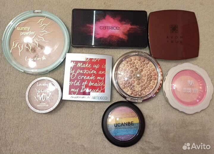 Палетка румяна хайлайтер catrice essence nyx