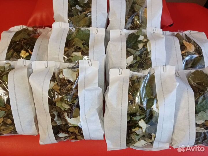 Чай листовой и смесь ягод для компота