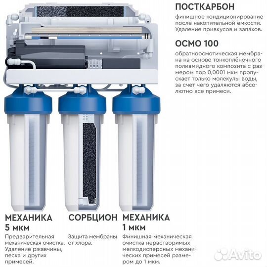 Фильтр питьевой воды барьер профи Осмо 100