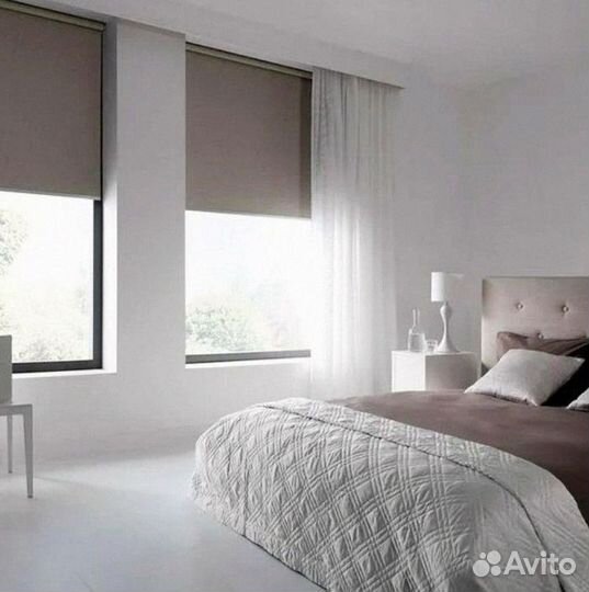 Шторы рулонные, жалюзи