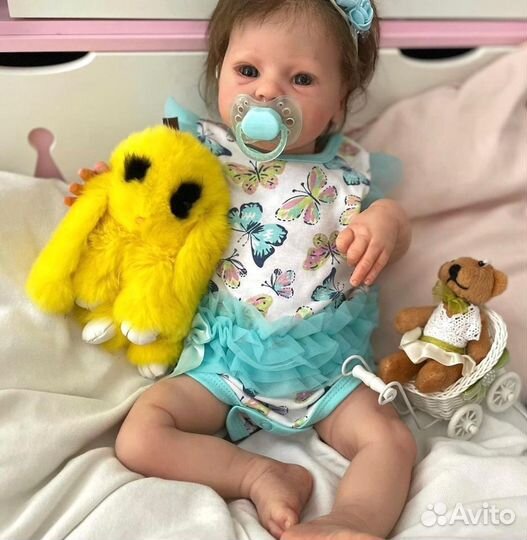 Куколка реборн, из молда Magdalena, ручная работа