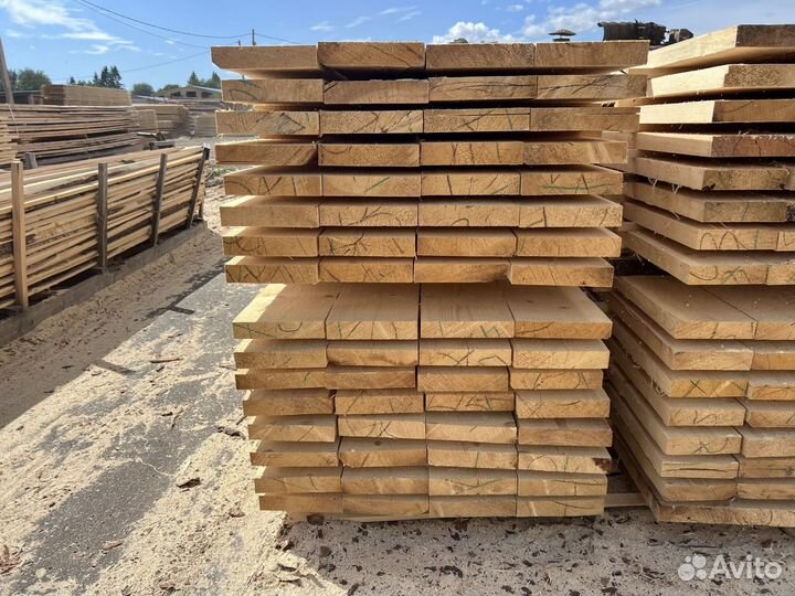 Доска обрезная 1 сорт 50х250 естественная влажност