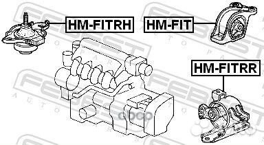 Опора двигателя HM-fitrh HM-fitrh Febest