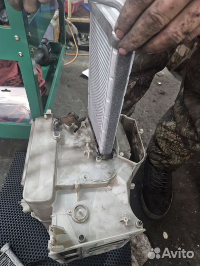 Промывка радиатора печки