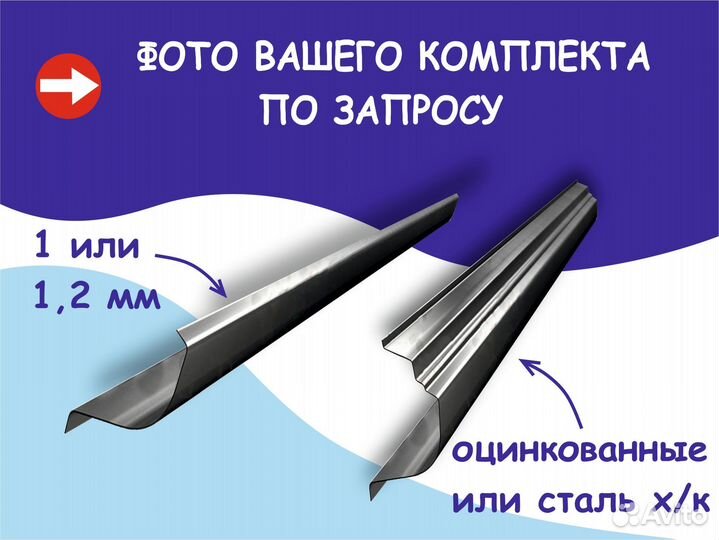 Пороги и арки ремонтные Mazda Premasy CR