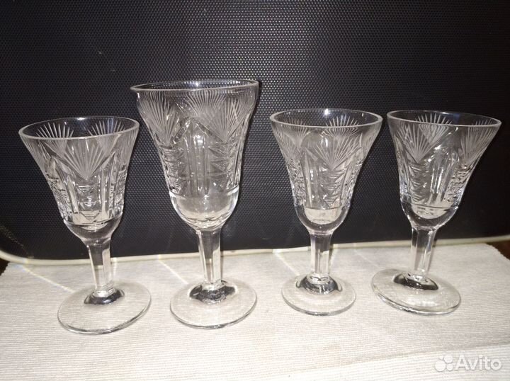 Рюмки и фужеры хрусталь СССР