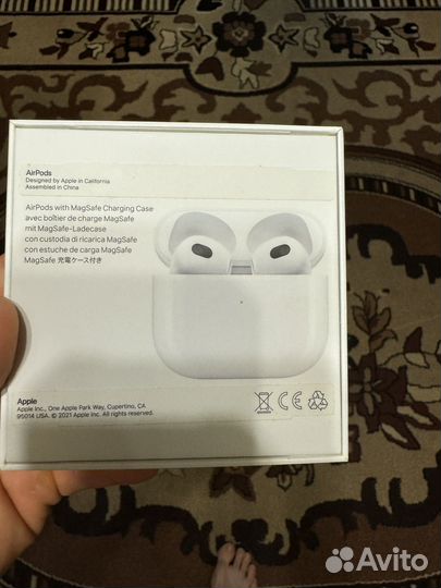 Беспроводные наушники apple airpods 3