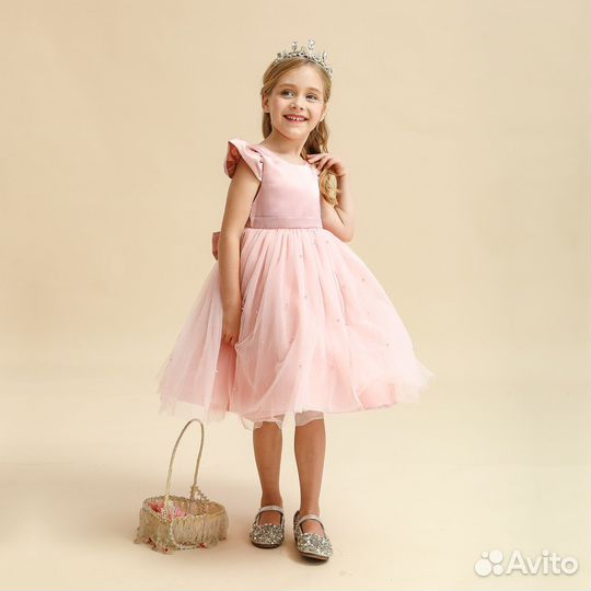 Платье нарядное для девочки 90.100
