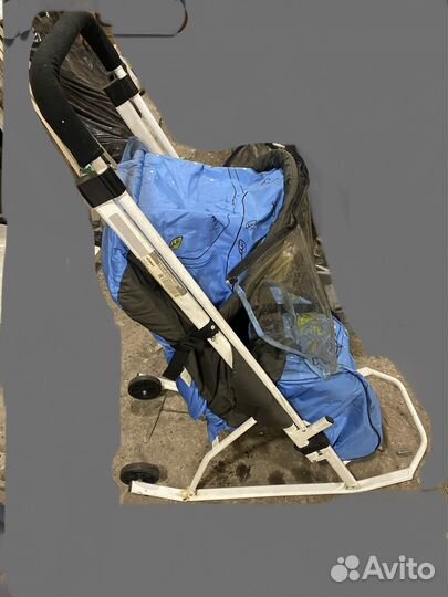 Санки коляска на колесах