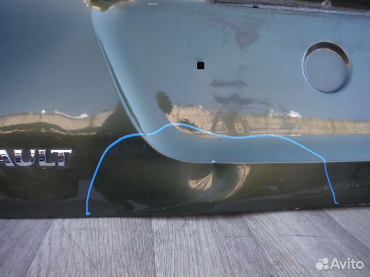 Крышка багажника №588 Renault Kaptur 2019