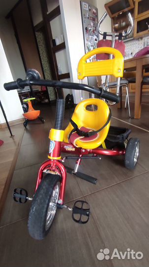 Трехколесный велосипед трость