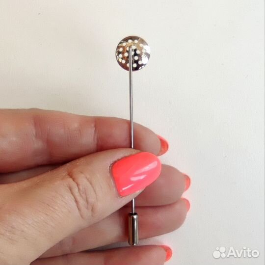 Основа для броши, иглы-булавки с сеткой