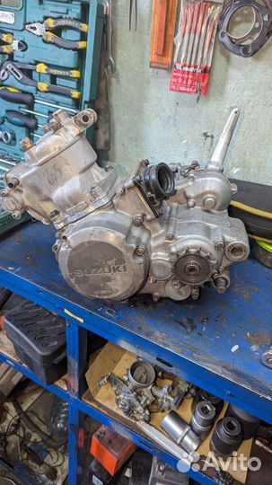 Двигатель Suzuki rm125 после ремонта
