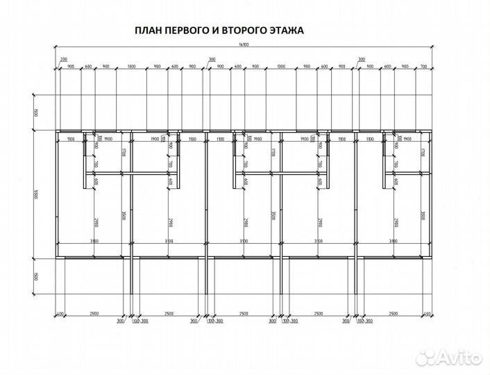 Лстк каркас гостевого дома на 10 номеров от произв