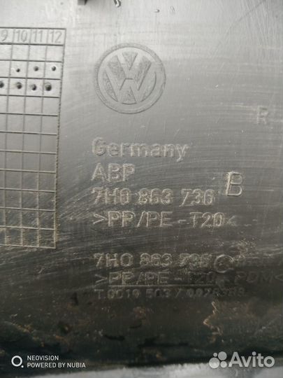 Накладка порога ступенька правая Фольксваген Т5