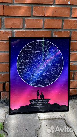 Карта звездного неба, звездная карта томск