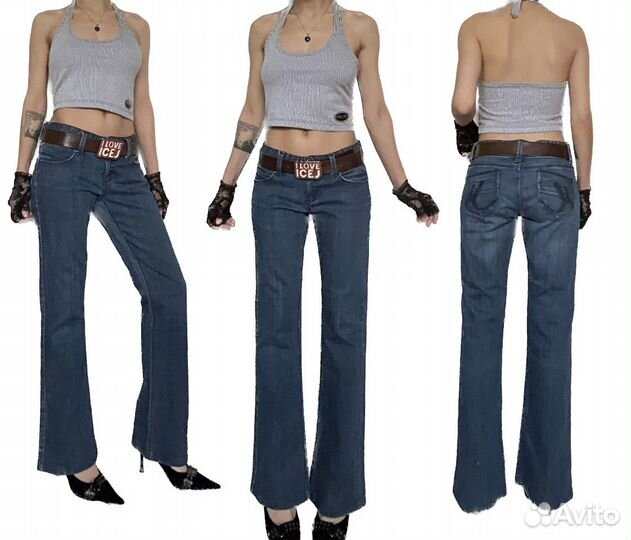 Джинсы клеш