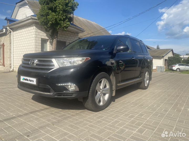 Toyota Highlander 3.5 AT, 2011, 163 256 км