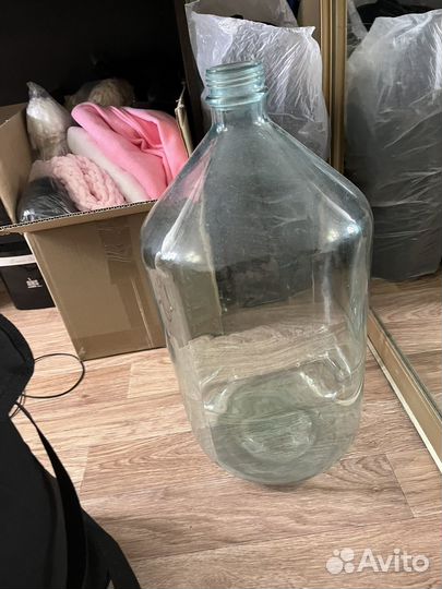 Бутылка стеклянная 20 литров