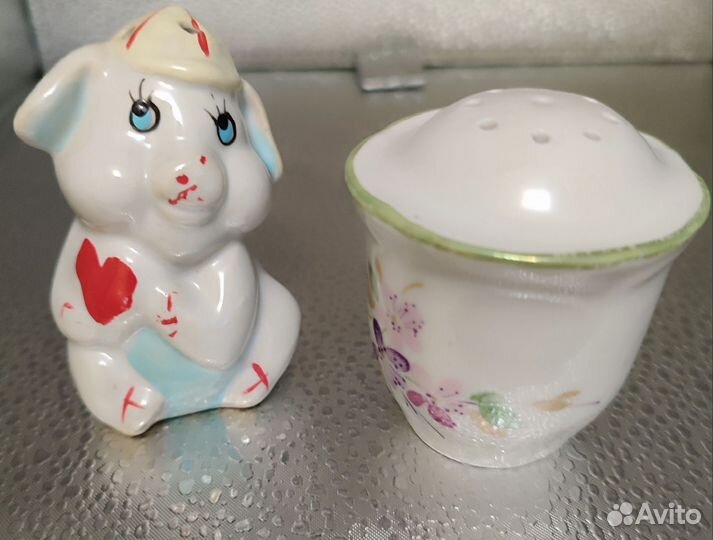 Фарфоровые солонки СССР