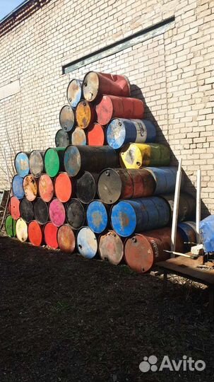 Бочка 200 литров металлическая