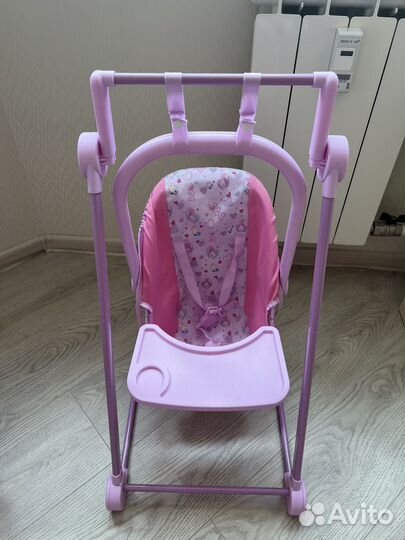 Коляска и качели беби борн