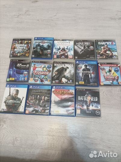 Диски на ps4 и ps3