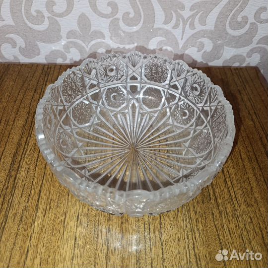 Хрустальная конфетница СССР