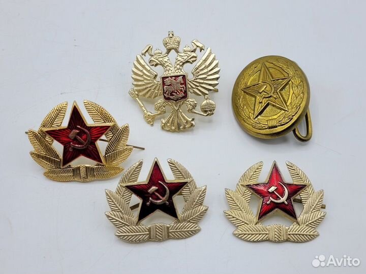 Набор кокарды офицерская пряжка 11шт + пуговицы