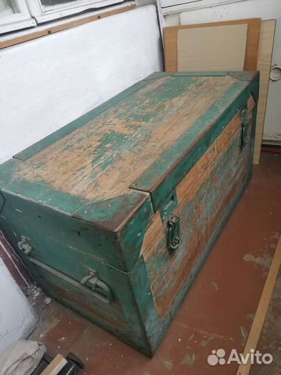 Военный ящик Сундук деревянный