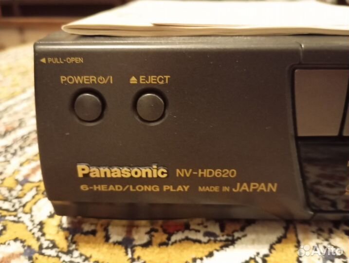 Видеомагнитофон panasonic nv-hd620 япония с докуме