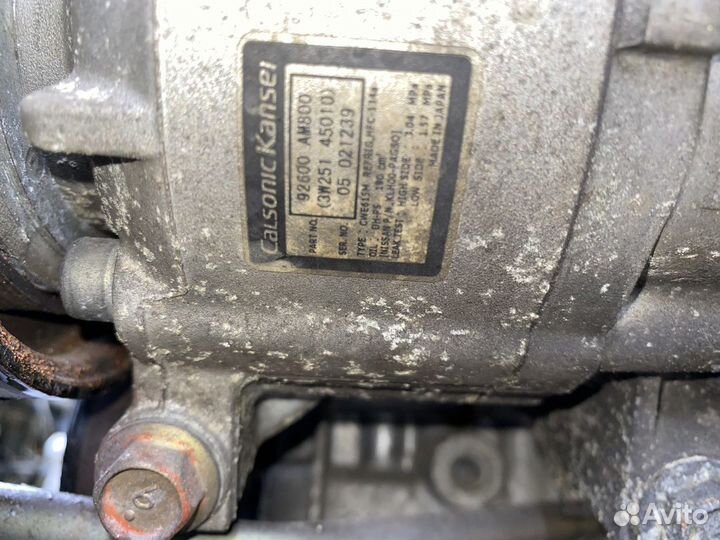 Компрессор кондиционера Nissan Fuga PNY50 92600AM8