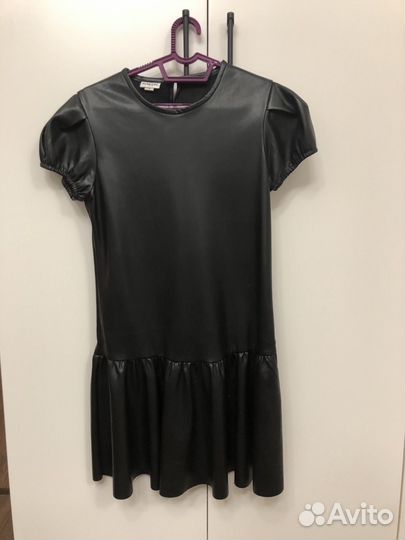 Платье из эко кожи детское