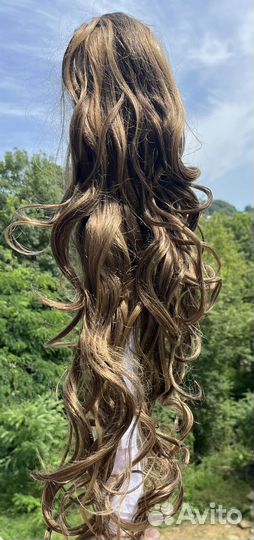 Волосы-хвост на крабе