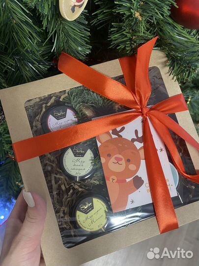 Чай Мед конфеты подарочный набор