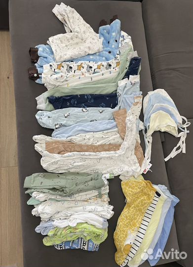 Одежда пакетом на мальчика 62-68