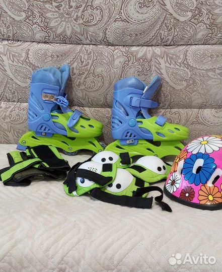 Детские ролики и защита