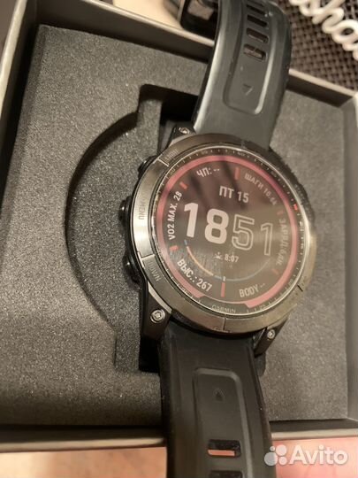 Часы garmin fenix 7 sapphire solar titanium