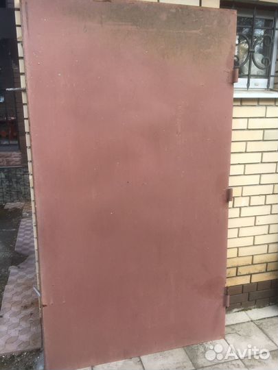 Ворота гаражные металлические бу