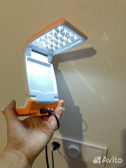 Лампа настольная, складная