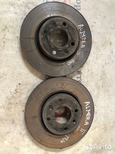 Передний тормозной диск Almera G15 Nissan