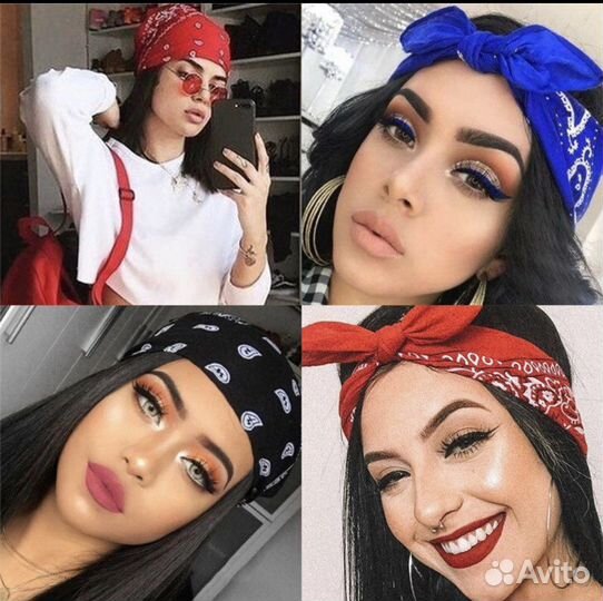Банданы женские(цена сразу за 4)