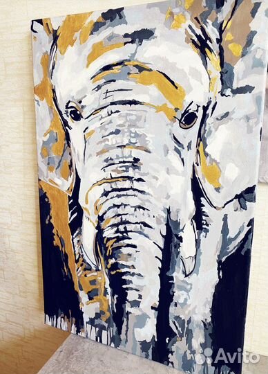 Интерьерная картина слон