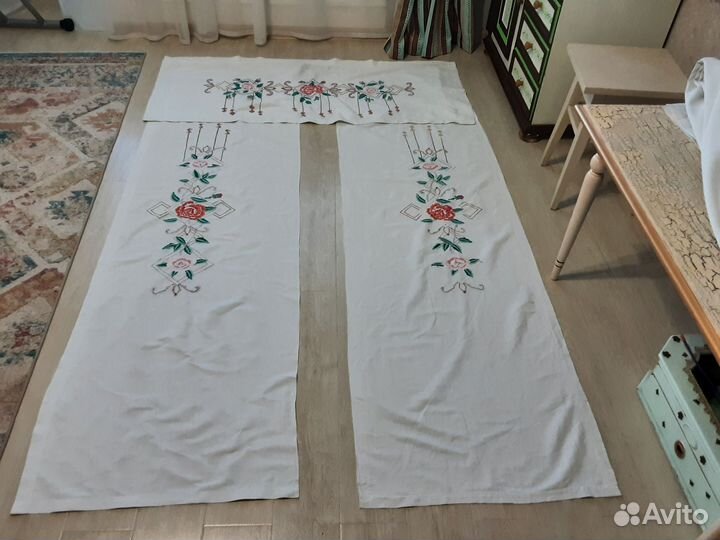 Шторы ручной работы старинные