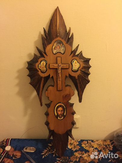 Распятие на стену дерево