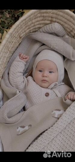 Конверт на выписку, плед, одеяло Loomknits