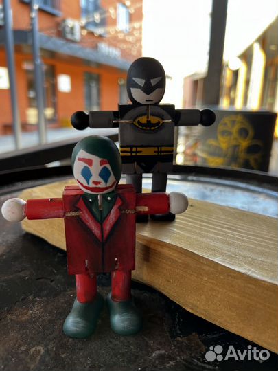 Игрушки супергерои Бэтмен, Джокер, Человек паук