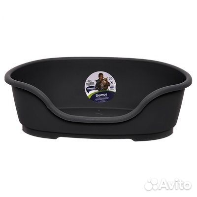 Moderna Лежак domus пластиковый 70см 81х54х24 черн