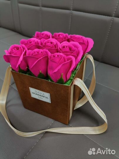 Композиции из мыльных цветов